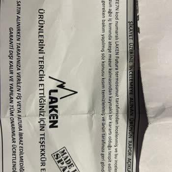 SPX'ten Aldığım Termos Hayal Kırıklığına Uğrattı