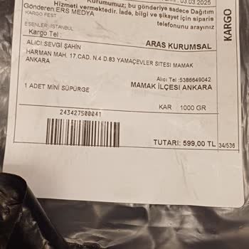 Bekleneni Karşılamayan Mini Oto Süpürgesi Ve İade Talebi