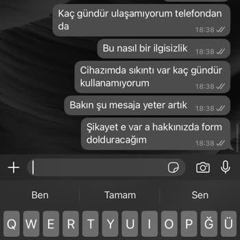 Dyson Müşteri Hizmetlerine Ulaşamıyorum