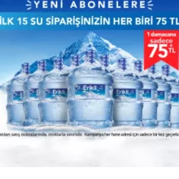 Erikli Su Teslimatında Yaşanan Aksaklıklar