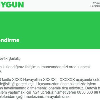 Pegasus Ve Enuygun'un İletişim Eksikliği Ve Mağduriyet Yaratan Hizmet Anlayışı