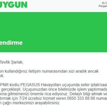 Pegasus Ve Enuygun'un İletişim Eksikliği Ve Mağduriyet Yaratan Hizmet Anlayışı