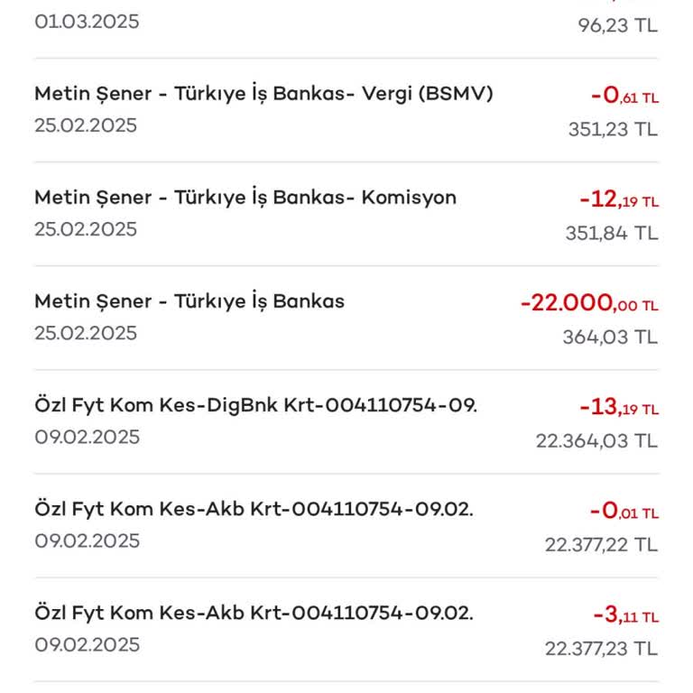 Akbank POS Hizmet Ücreti Kesintileri
