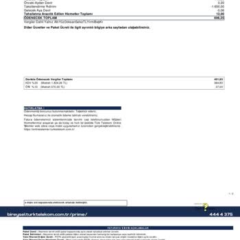 Teslim Edilmeyen Ürün İçin Fatura Şoku
