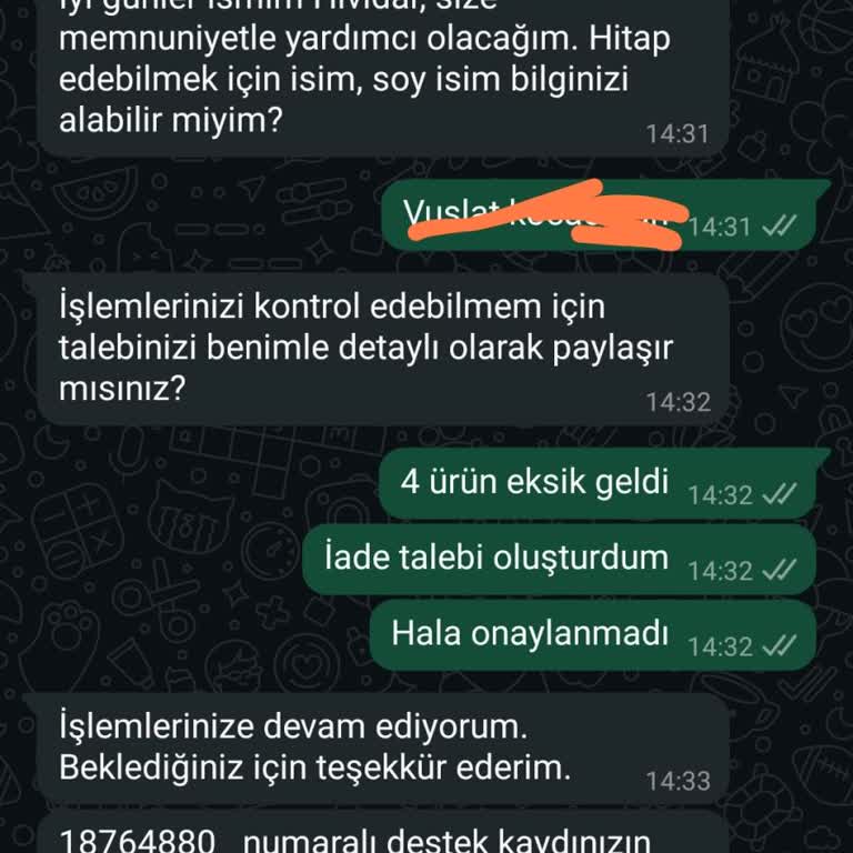 Eksik Sipariş Ve İade Sorunu Çözülmüyor