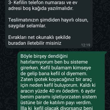 Eminevim'de Beklenmedik Kefil Şartı Ve Geri Ödeme Sorunu