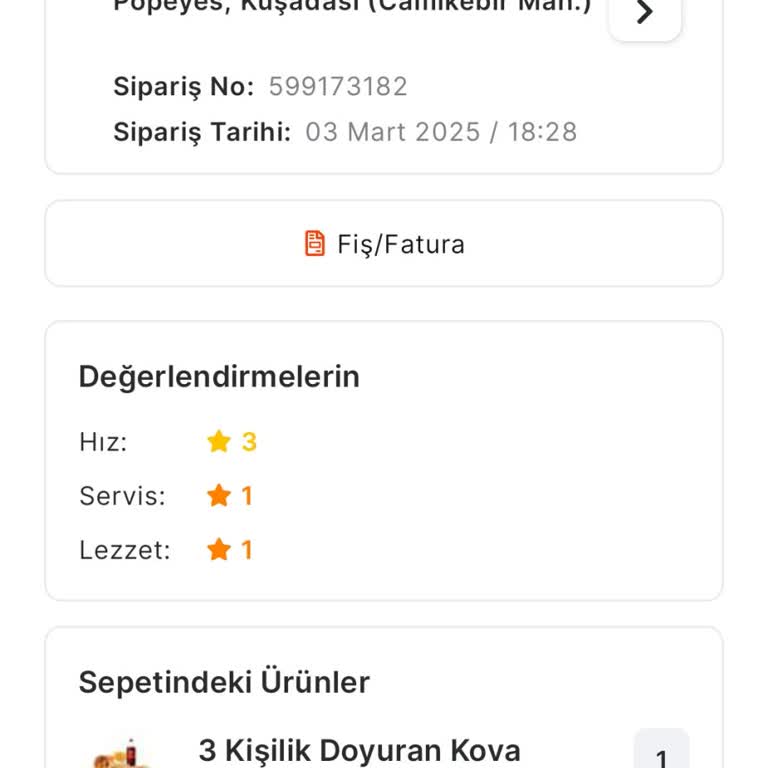 Eksik Gönderilen Sipariş Nedeniyle Mağduriyet Yaşayan Müşteri