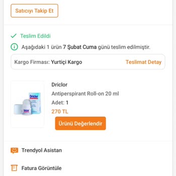 Trendyol Y. E. B Mağazası Şikayeti
