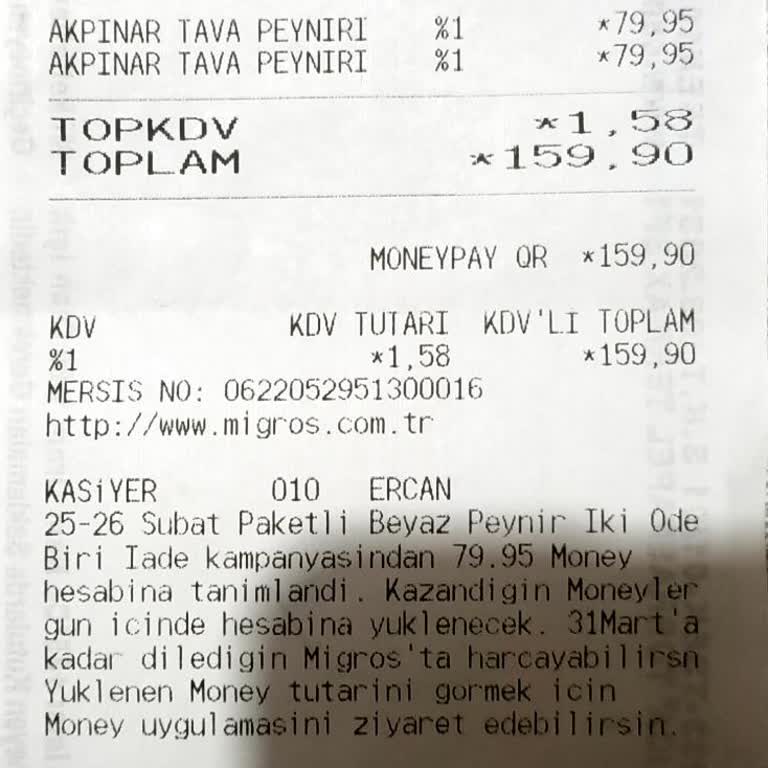 MoneyPay QR Ödül Yüklemesi Sorunu