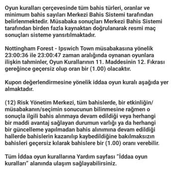 Nesine.com'da Yanlış Oran Uygulaması Ve Eksik Ödeme