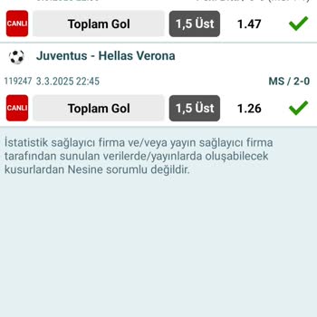 Nesine.com'da Yanlış Oran Uygulaması Ve Eksik Ödeme