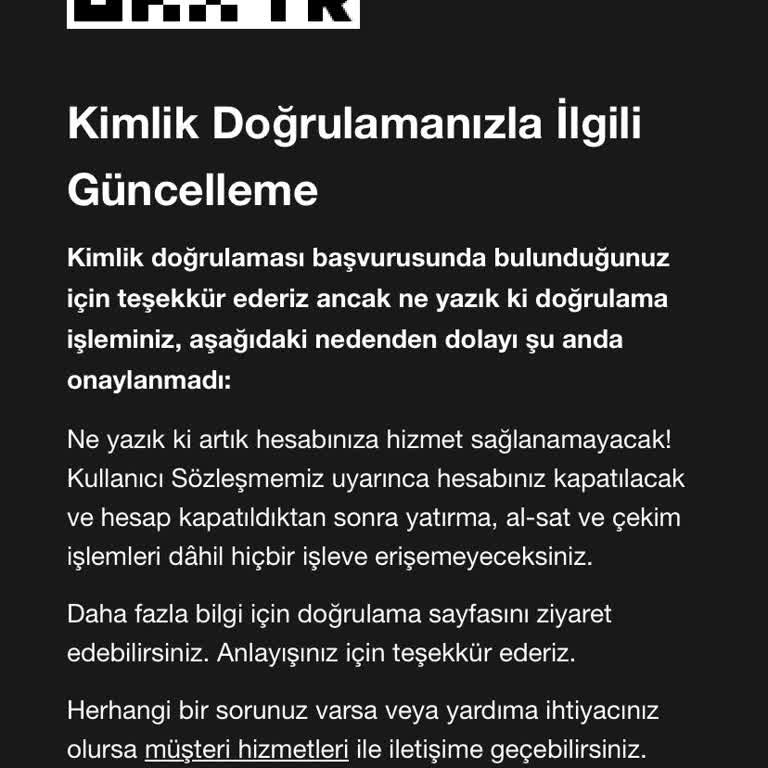 Kimlik Doğrulama Sorunu Ve Hesap Erişimi