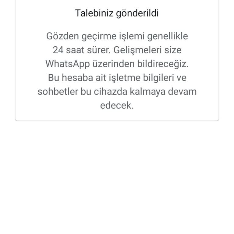 WhatsApp Hesabım Haksız Yere Kapatıldı İşletmem Zarar Görüyor