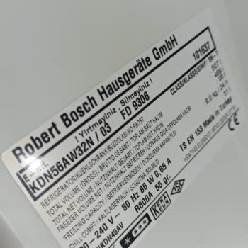 Bosch No Frost Buzdolabında Gaz Kaçağı Şoku