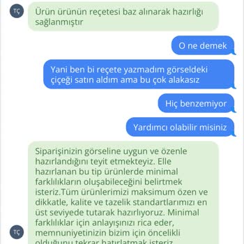 Taze Çiçek'te Görsel Ve Gerçek Arasında Fark Var: Müşteri Mağduriyeti Giderilmiyor