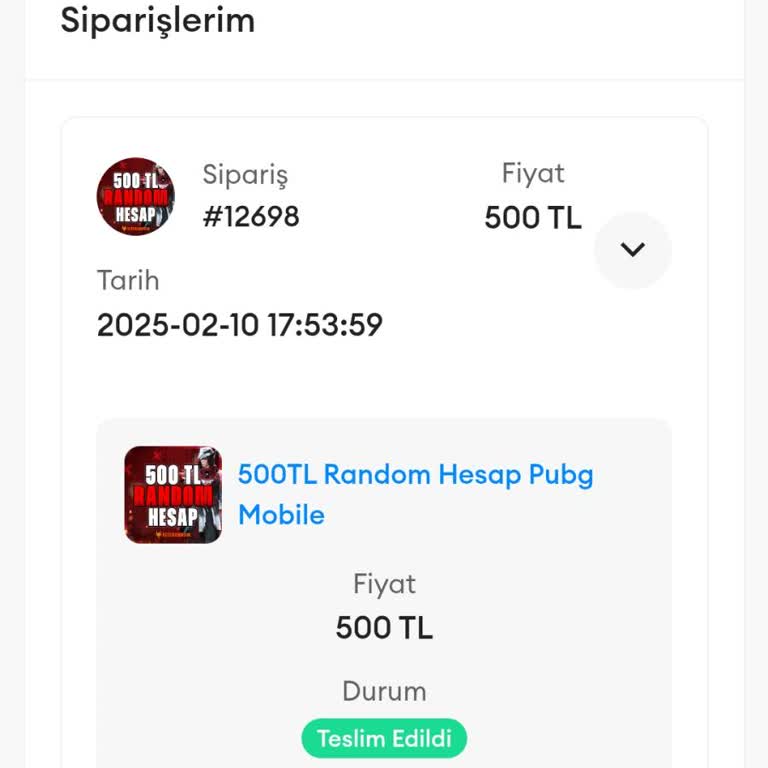 Yanlış Şifreli Ve Eksik Özellikli PUBG Hesabı Sorunu