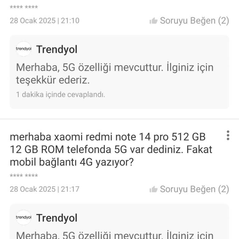 Trendyol'da Yanlış Bilgilendirme Ve Değerlendirme Sorunu