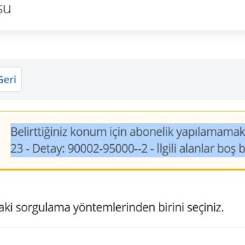 CK Boğaziçi Elektrik Abonelik Başlatma Sorunu: E-Devlet Hatası Ve Acil Destek İhtiyacı