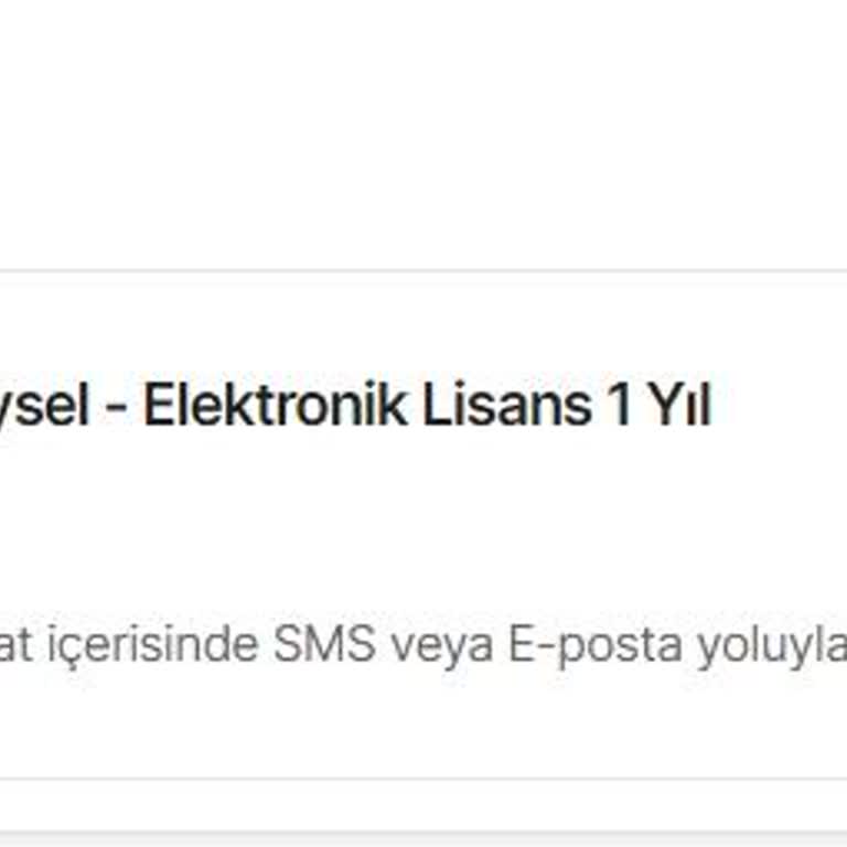 Elektronik Kod Teslimatında Büyük Gecikme