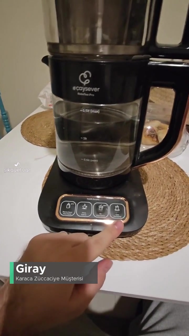 Karaca Çaysever Robotea Pro Su Kaynatma Sorunu! videonun kapak resmi