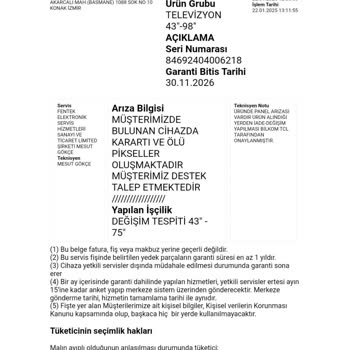 TCL TV'de Sürekli Karartı Sorunu Ve İlgisizlik