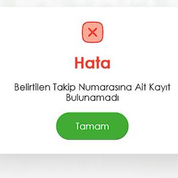 Kolay Gelsin Kargo Takip Sorunu
