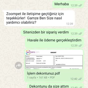 Zoompet.com.tr'den Aldığım Kedi Maması Teslim Edilmedi!