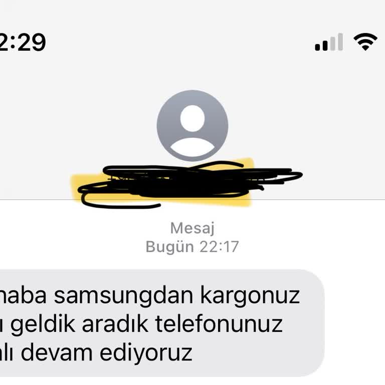 Teslimat Sözü Tutulmadı