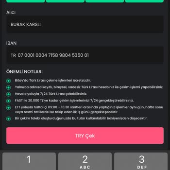 Bitay Uygulamasında Para Çekme Sorunu Ve İletişim Problemi