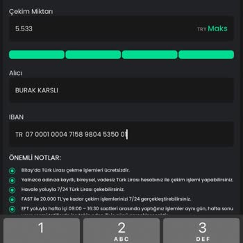 Bitay Uygulamasında Para Çekme Sorunu Ve İletişim Problemi