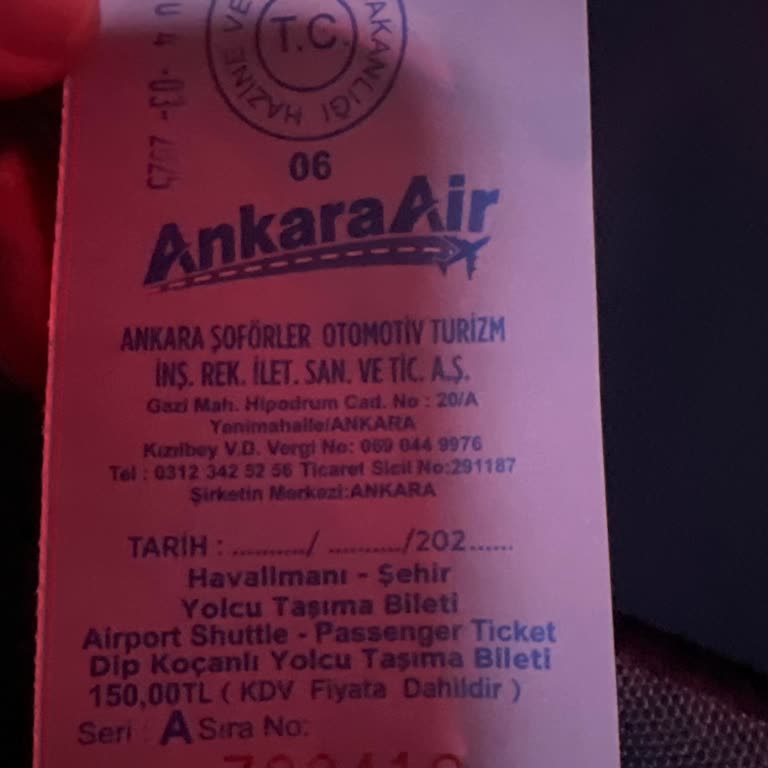 Ankara Air Otobüs Hizmetinde Yetersiz Bilgilendirme