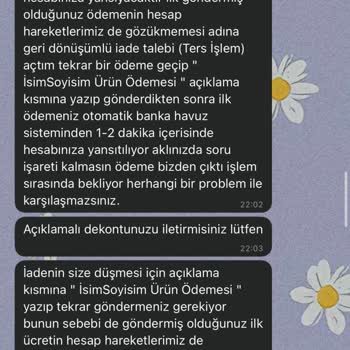 Yanlış Bilgiyle İade Talebi Ve İade Edilmeyen Para