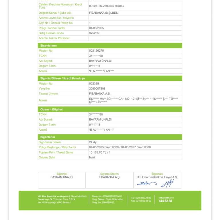 Hayat Sigortası İptali Ve İade Sorunu