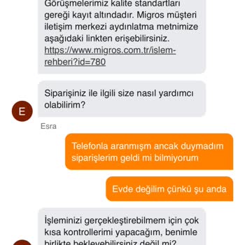 Sipariş Teslim Edilemedi Müşteri Destek Eksikliği