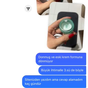 Göz Kremlerinin Formu Bozuldu Ve İletişim Eksikliği