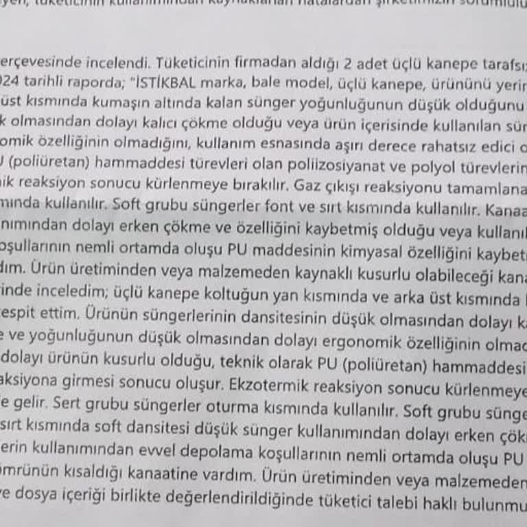 İstikbal'in Kalite Ve Müşteri Memnuniyeti İhmali