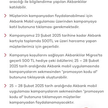 Akbank'ın Hediye Çeki Kampanyasında Müşteri Mağduriyeti
