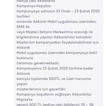 Akbank'ın Hediye Çeki Kampanyasında Müşteri Mağduriyeti