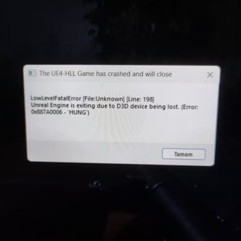 Oyun Bilgisayarım Sürekli Çöküyor