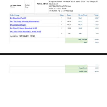 Dr. Clinic'ten Gelen Kusurlu Ürün Ve İade Sürecindeki Sorunlar