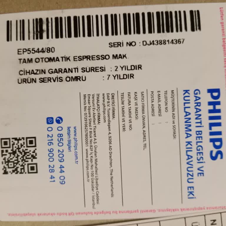 Philips Espresso Makinesi Kayıt Sorunu