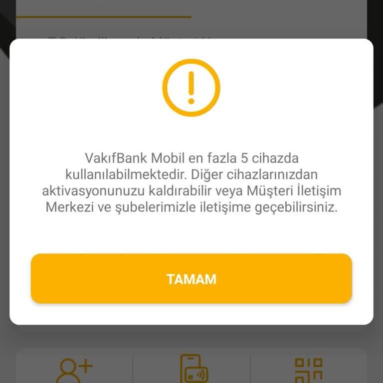 VakıfBank Mobil Uygulama Cihaz Sınırı Sorunu