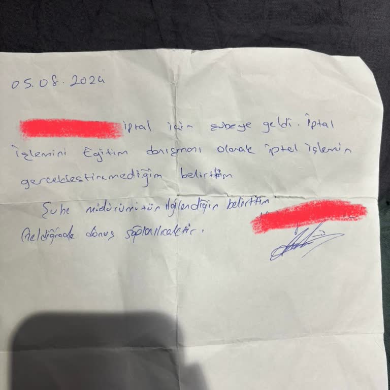 İptal Edilen Kursun Ücreti Hala İade Edilmedi