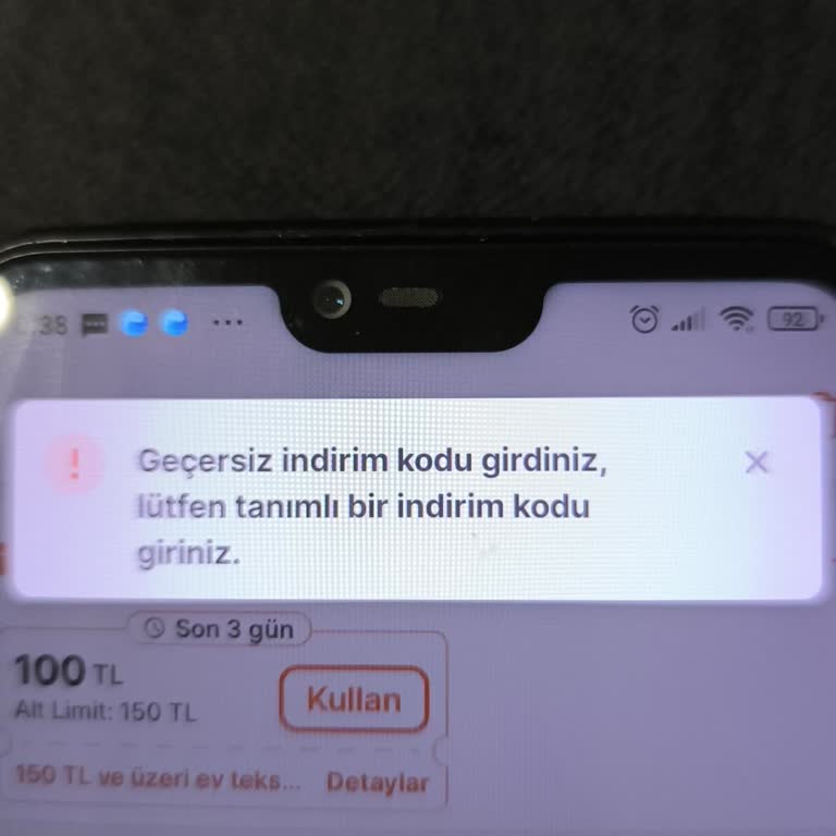 Vodafone Numara Taşıma İndirim Kuponu Sorunu