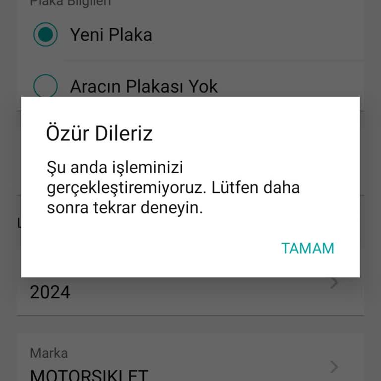 Garanti Bankası Trafik Sigortası Teklif Sorunu