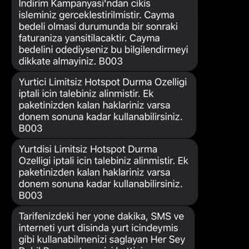 İzinsiz Tarifeye Geçiş Ve İletişim Sorunları