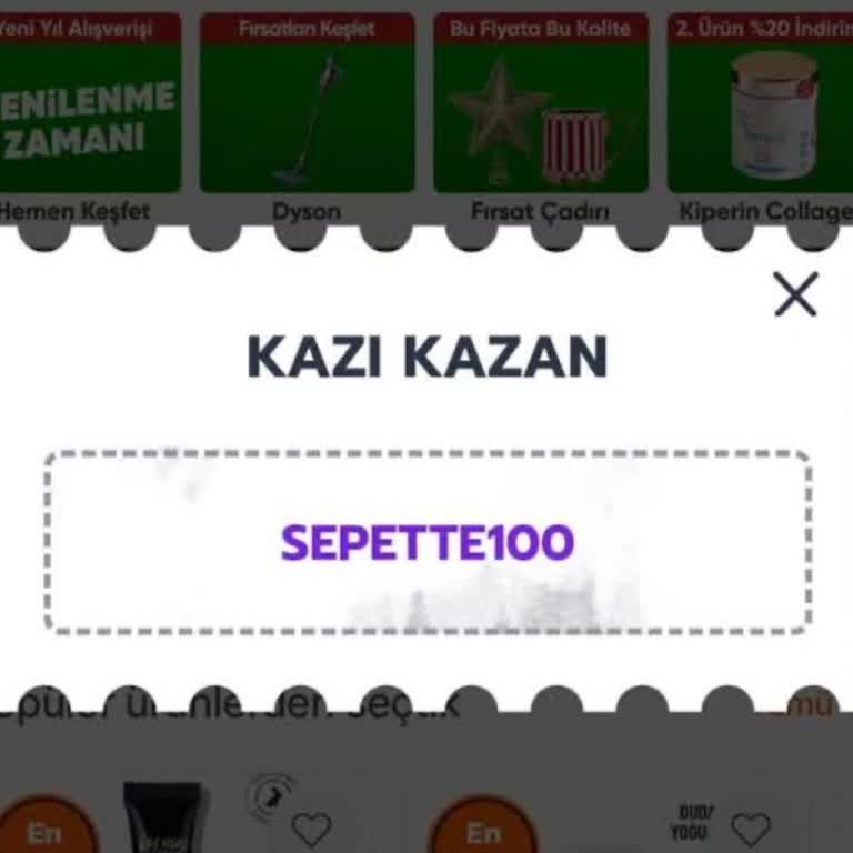 Hepsiburada Kazı Kazan Kuponu Kullanım Sorunu