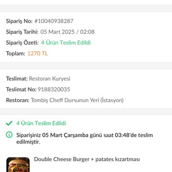 Gece Yarısı Sipariş Fiyaskosu: Teslim Edilmeyen Yemek Ve Kapanan Restoran