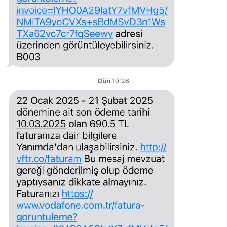 Yanıltıcı Bilgilendirme Ve Fatura Sorunu