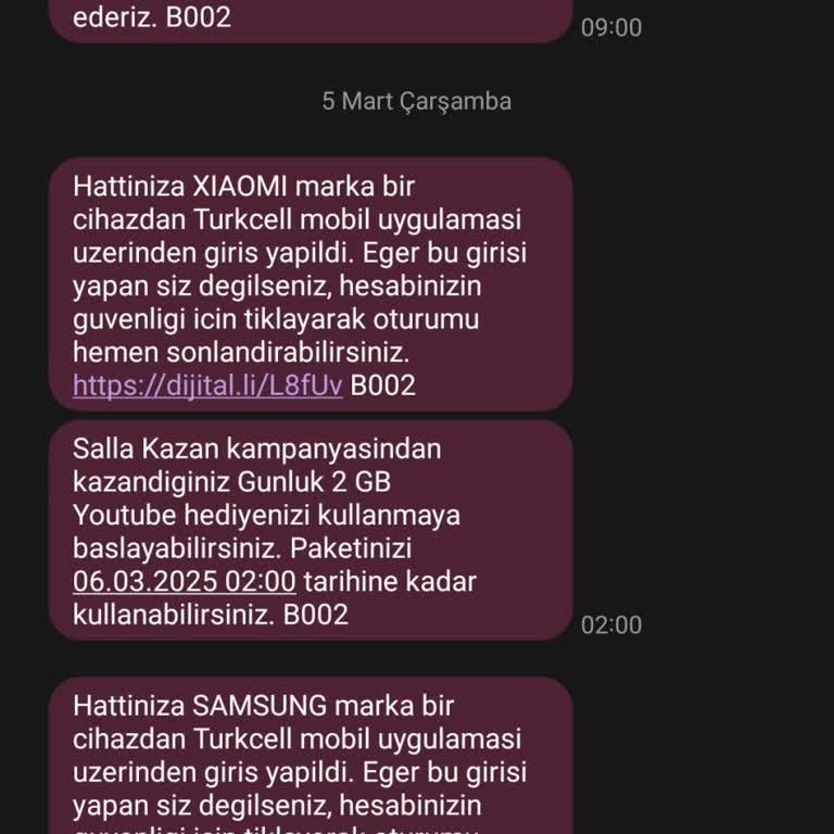 Turkcell Hesabımda İzinsiz Değişiklikler Ve Yüksek Fatura Şoku